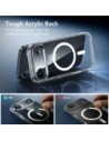 Zestaw ESR etui + szkło na ekran Classic Hybrid MagSafe & Tempered Glass do Apple iPhone Air Clear