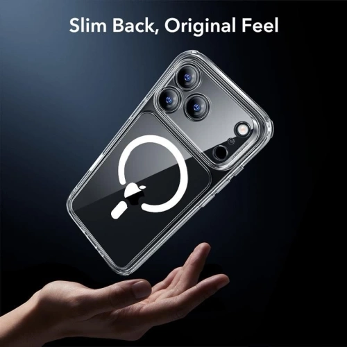 Zestaw ESR etui + szkło na ekran Classic Hybrid MagSafe & Tempered Glass do Apple iPhone 17 Pro Clear