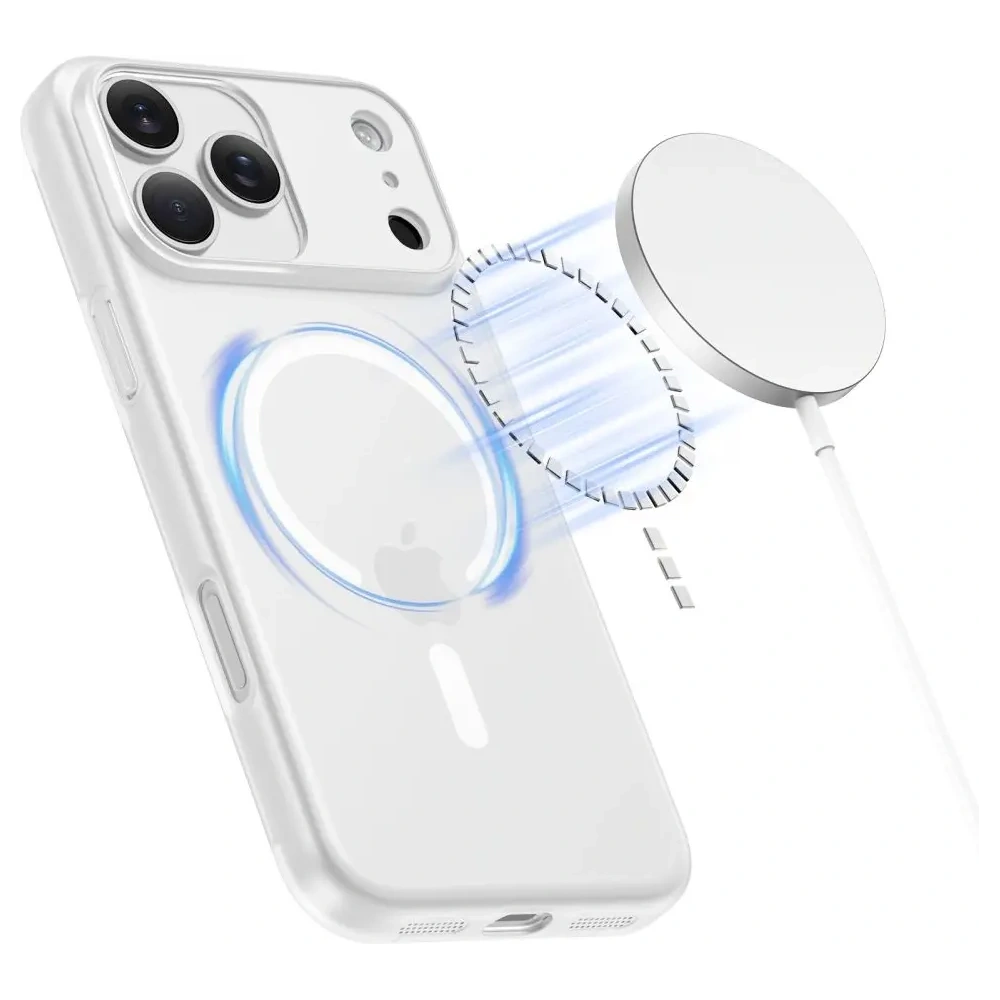 Etui Tech-Protect Magslim MagSafe do Apple iPhone 17 Pro Max Matte/white