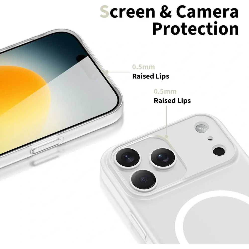 Etui Tech-Protect Magslim MagSafe do Apple iPhone 17 Pro Max Matte/white