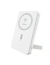 Powerbank bezprzewodowy Dudao K14S+ 10000mAh 20W USB-A / USB-C / MagSafe z podstawką biały