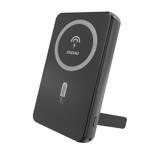Powerbank bezprzewodowy Dudao K14S+ 10000mAh 20W USB-A / USB-C / MagSafe z podstawką czarny