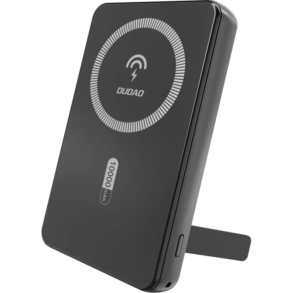 Powerbank bezprzewodowy Dudao K14S+ 10000mAh 20W USB-A / USB-C / MagSafe z podstawką czarny