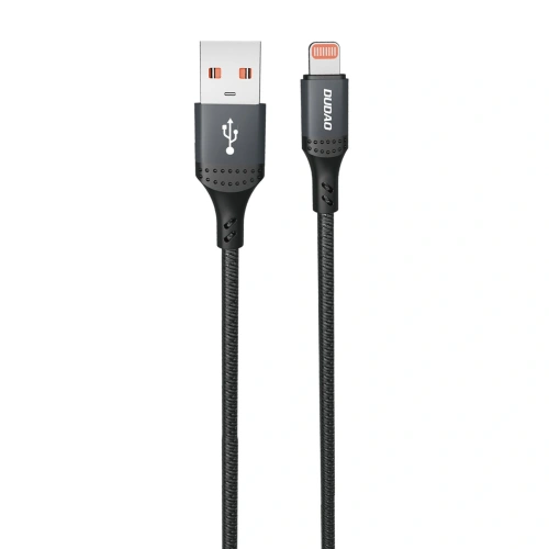Kabel w oplocie Dudao 3A 30W L3SL USB-A / Lightning 1.2m czarny