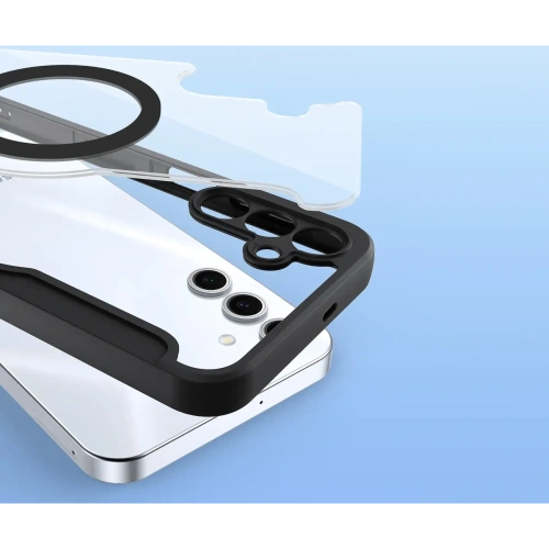 Etui z klapką Dux Ducis Skin X Pro MagSafe do Samsung Galaxy S25+ Plus czarne