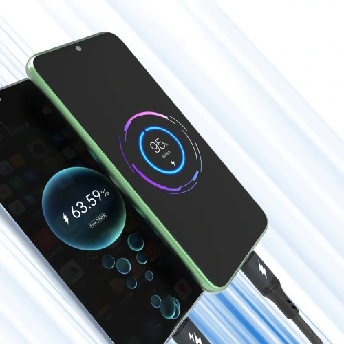 Kabel Dudao L3F 2w1 100W USB-C / 2xUSB-C 1.2m czarny