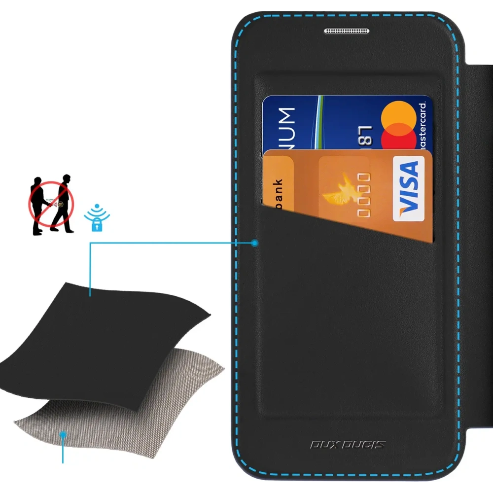 Etui z klapką Dux Ducis Skin X Pro MagSafe do Samsung Galaxy S25+ Plus czarne