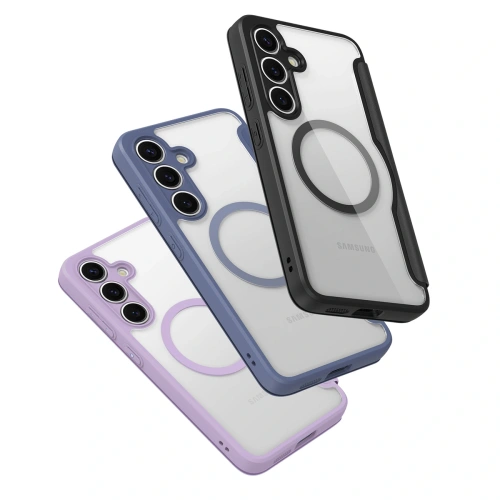 Etui z klapką Dux Ducis Skin X Pro MagSafe do Samsung Galaxy S25+ Plus czarne