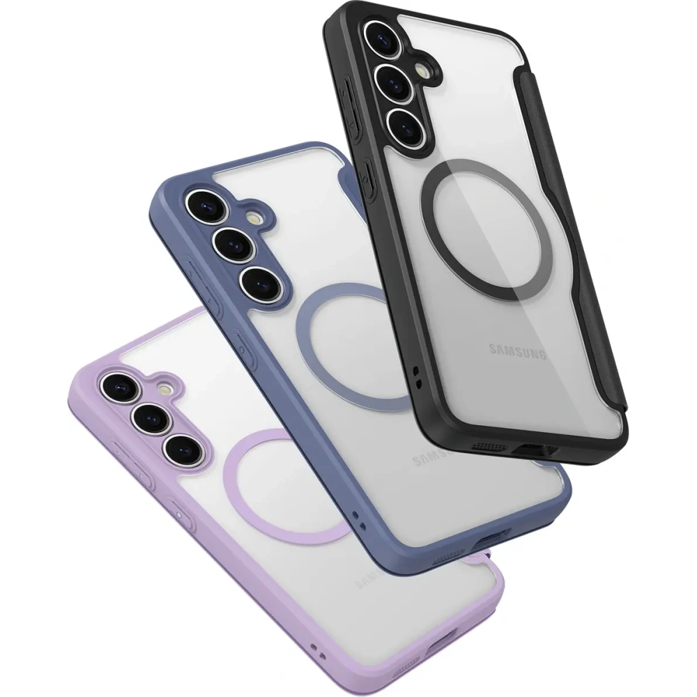Etui z klapką Dux Ducis Skin X Pro MagSafe do Samsung Galaxy S25+ Plus czarne