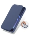 Etui z klapką Dux Ducis Skin X Pro MagSafe do Samsung Galaxy S25+ Plus niebieskie