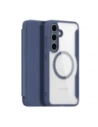 Etui z klapką Dux Ducis Skin X Pro MagSafe do Samsung Galaxy S25+ Plus niebieskie