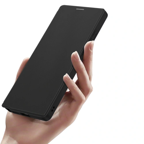 Etui z klapką Dux Ducis Skin X Pro MagSafe do Samsung Galaxy S25 Ultra czarne