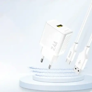 Ładowarka sieciowa Dudao A23 2.4A USB-A biała