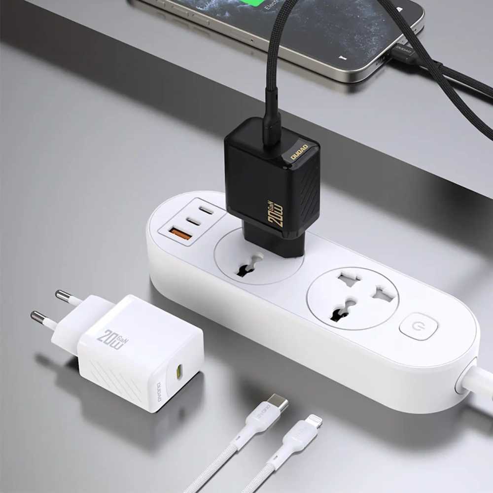 Ładowarka sieciowa Dudao A26 PD20W GaN USB-C czarna