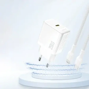 Ładowarka sieciowa Dudao A26 PD20W GaN USB-C biała