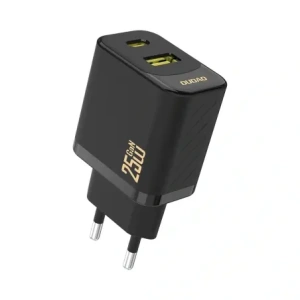 Ładowarka sieciowa Dudao A26T GaN 25W USB-A, USB-C czarna