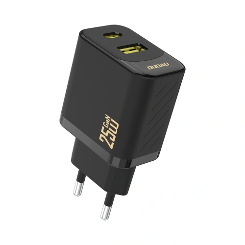 Ładowarka sieciowa Dudao A26T GaN 25W USB-A, USB-C czarna