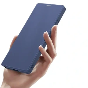 Etui z klapką Dux Ducis Skin X Pro MagSafe do Samsung Galaxy S25 Ultra niebieskie
