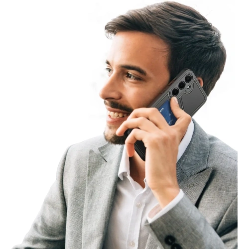 Etui Dux Ducis Rafi II na Samsung Galaxy S25 z podstawką czarne