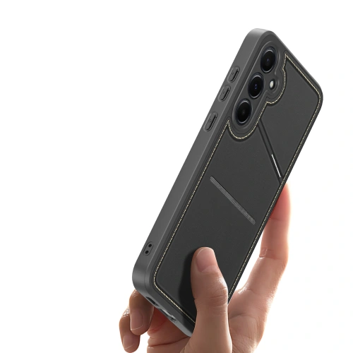 Etui Dux Ducis Rafi II na Samsung Galaxy S25 z podstawką czarne