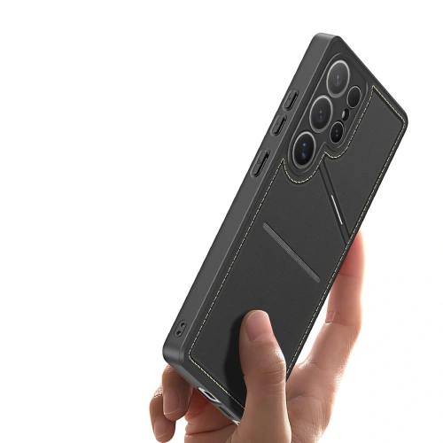 Etui Dux Ducis Rafi II do Samsung Galaxy S25 Ultra z podstawką czarne