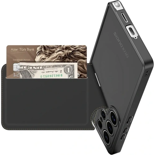 Etui Dux Ducis Rafi II do Samsung Galaxy S25 Ultra z podstawką czarne