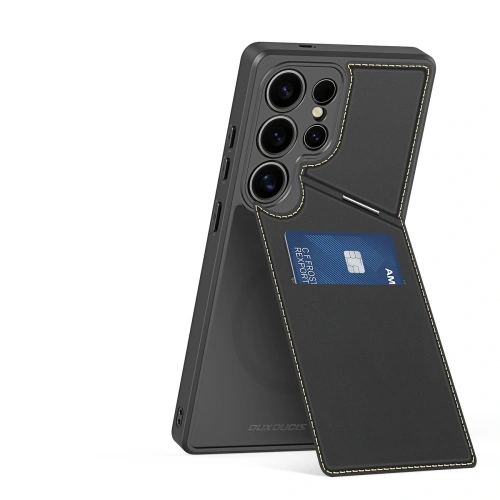 Etui Dux Ducis Rafi II do Samsung Galaxy S25 Ultra z podstawką czarne