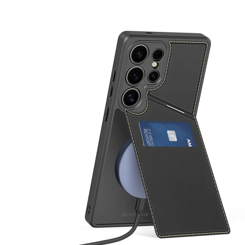 Etui Dux Ducis Rafi II do Samsung Galaxy S25 Ultra z podstawką czarne