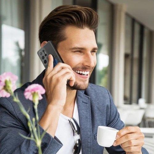 Etui Dux Ducis Rafi II do Samsung Galaxy S25 Ultra z podstawką czarne