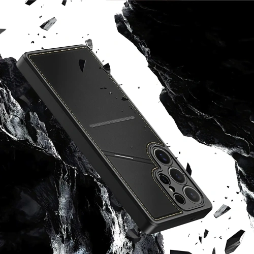 Etui Dux Ducis Rafi II do Samsung Galaxy S25 Ultra z podstawką czarne
