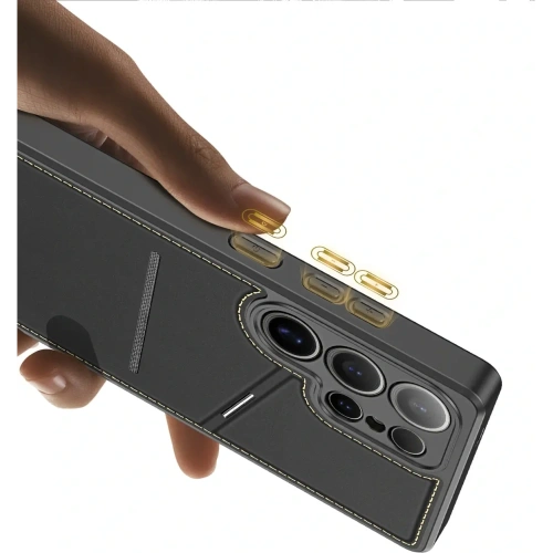 Etui Dux Ducis Rafi II do Samsung Galaxy S25 Ultra z podstawką czarne