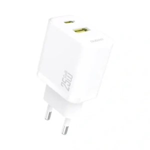 Ładowarka sieciowa Dudao A26T GaN 25W USB-A, USB-C biała