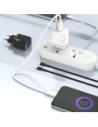 Ładowarka sieciowa Dudao A26T GaN 25W USB-A, USB-C biała