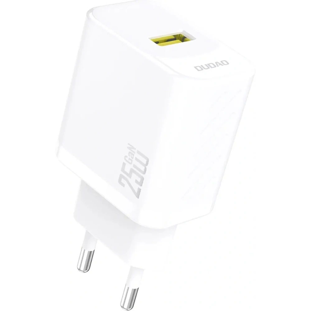 Ładowarka sieciowa Dudao A27S 25W GaN USB-A biała