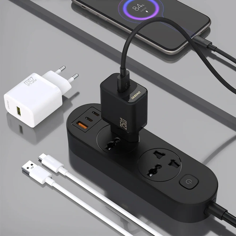 Ładowarka sieciowa Dudao A27S 25W GaN USB-A biała