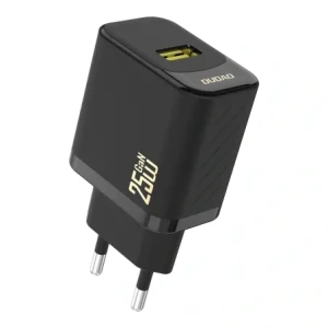 Ładowarka sieciowa Dudao A27S 25W GaN USB-A czarna