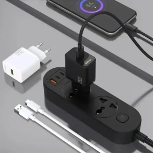 Ładowarka sieciowa Dudao A27S 25W GaN USB-A czarna