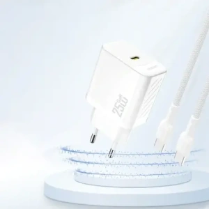 Ładowarka sieciowa Dudao A27 25W GaN USB-C biała