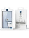 Etui z klapką Dux Ducis Lawa do Samsung Galaxy S25 z odłączanym portfelem magnetycznym niebieskie