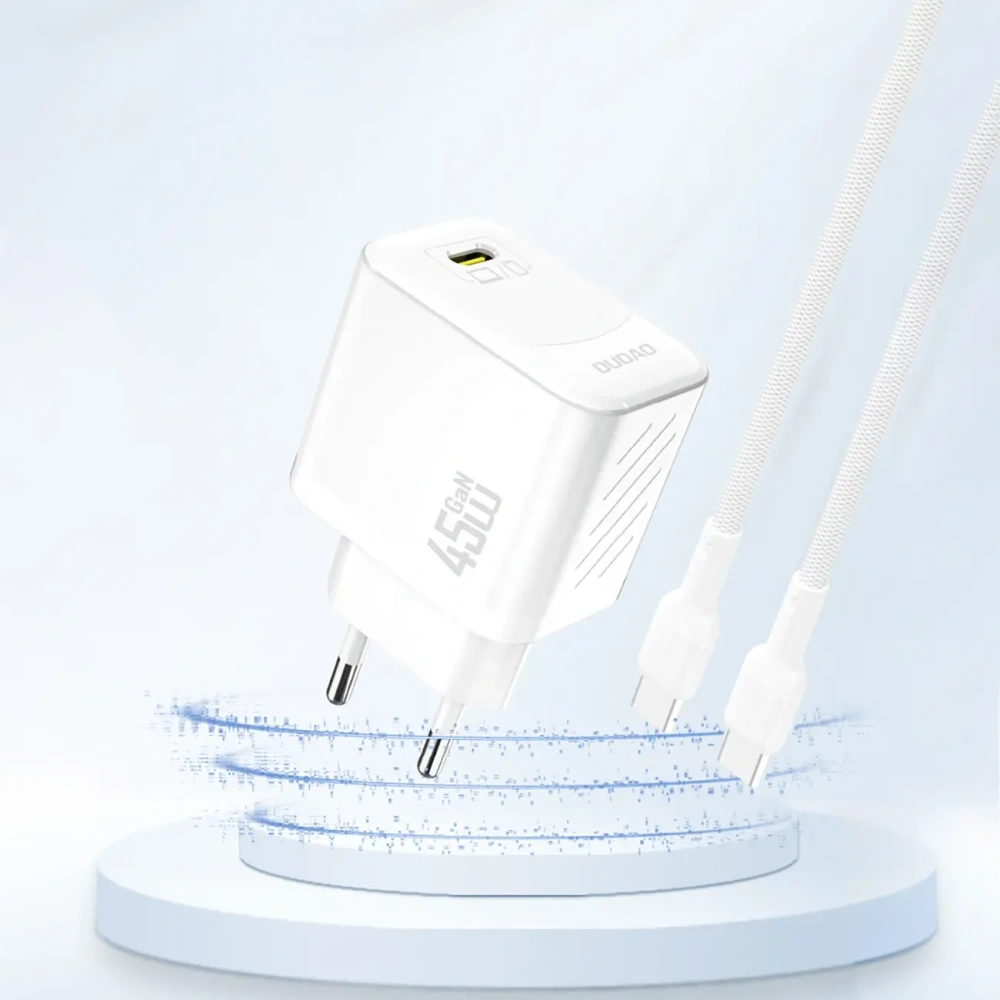 Ładowarka sieciowa Dudao A28 45W GaN USB-C biała