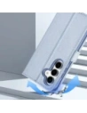 Etui z klapką Dux Ducis Lawa do Samsung Galaxy S25+ Plus z odłączanym portfelem magnetycznym niebieskie