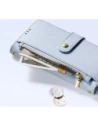 Etui z klapką Dux Ducis Lawa do Samsung Galaxy S25+ Plus z odłączanym portfelem magnetycznym niebieskie