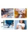 Etui z klapką Dux Ducis Lawa do Samsung Galaxy S25+ Plus z odłączanym portfelem magnetycznym niebieskie