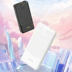 Powerbank Dudao K10 10000mAh 2.4A 2 xUSB-A biały