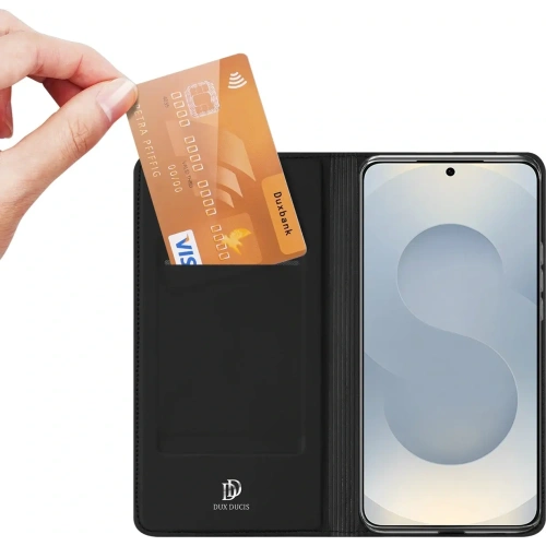 Etui z klapką Dux Ducis Skin Pro do Samsung Galaxy S25+ Plus czarne
