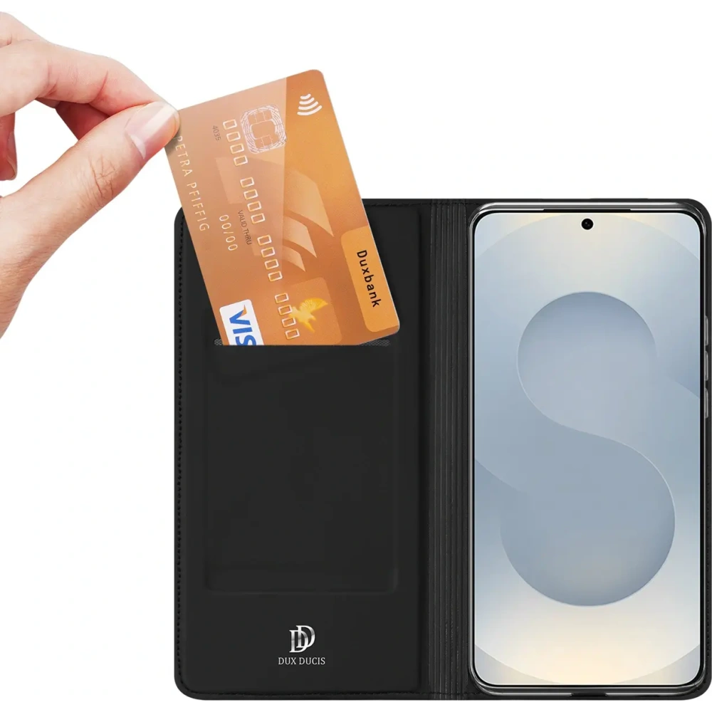 Etui z klapką Dux Ducis Skin Pro do Samsung Galaxy S25+ Plus czarne