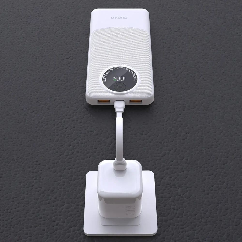 Powerbank Dudao K12 10000mAh PD22.5W USB-A, USB-C czarny
