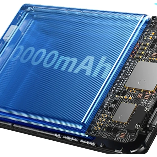 Powerbank bezprzewodowy Dudao K29 10000mAh PD 20W MagSafe z metalową obudową, podstawką i wbudowanymi kablami USB-C, Lightning szary