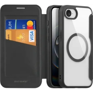 Etui z klapką Dux Ducis Skin X Pro z MagSafe na iPhone 16e czarne