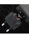 Ładowarka sieciowa podróżna GaN Dudao A65Q 65W USB-A / USB-C PD EU / US czarna